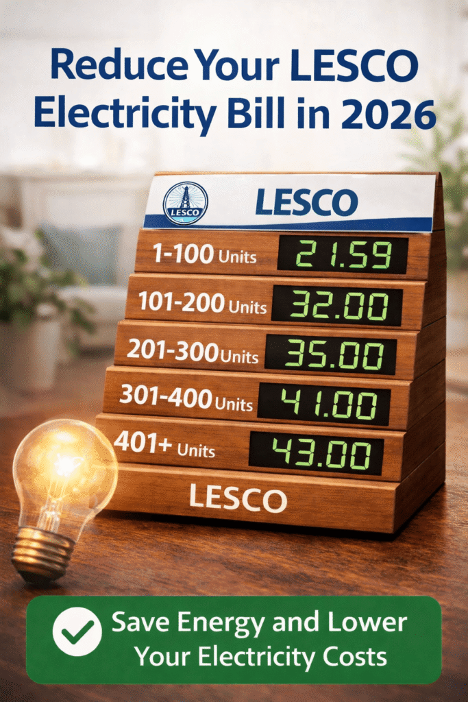 Reduce LESCO Electricity